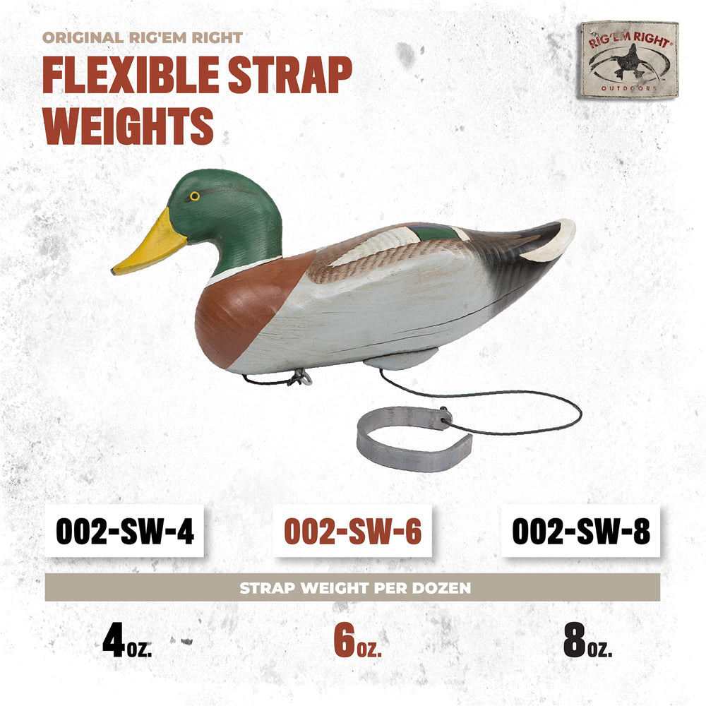 Rig Em Right proven-performance weights trusted by seasoned waterfowlers