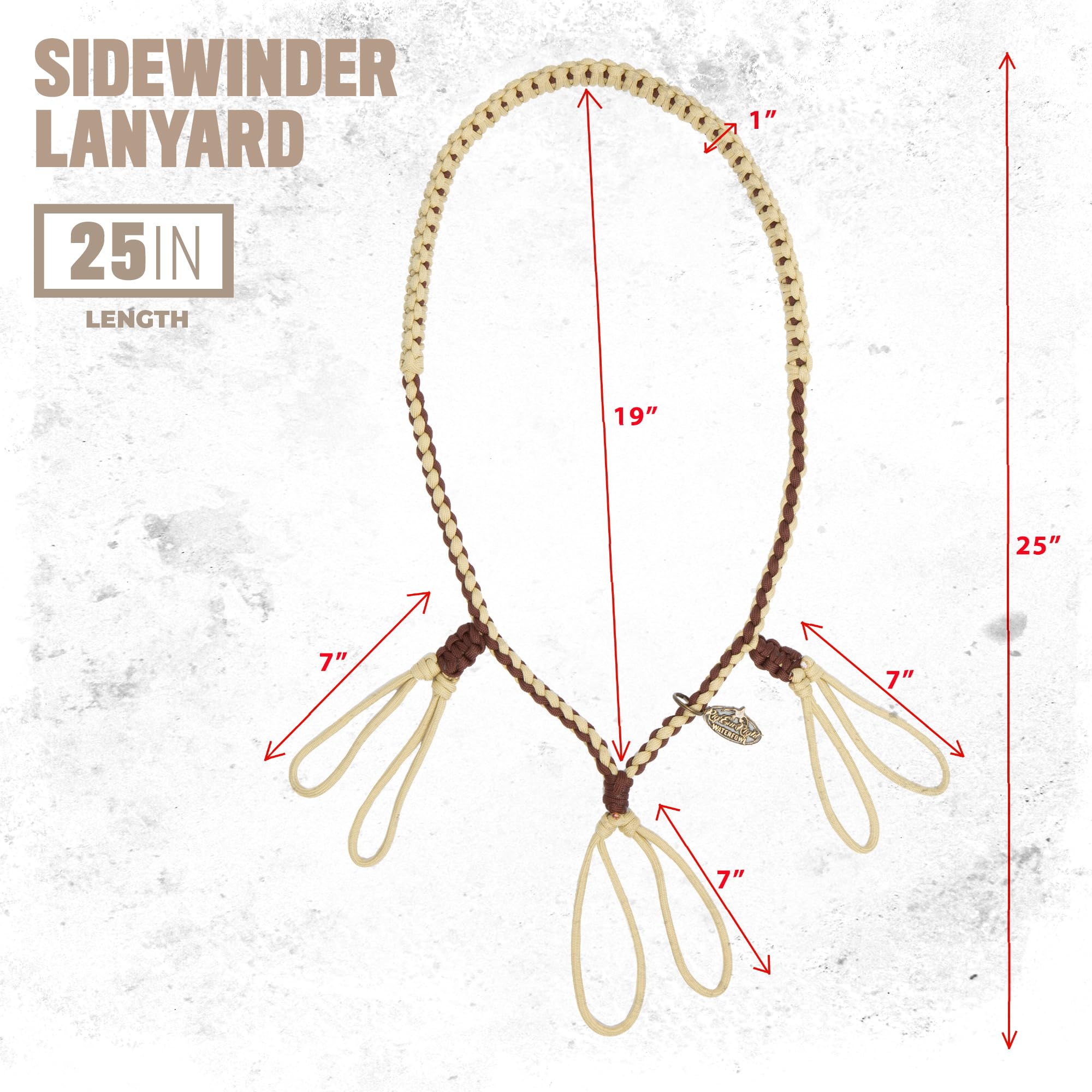 Rig'Em Right Sidewinder paracord lanyard shows durable, field-tested quality.