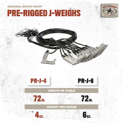 Rig'Em Right pre-rigged anchors simplify storage and keep decoys organized.