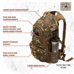 Rig Em Right Stump Jumper ammo pocket open for quick shell access.
