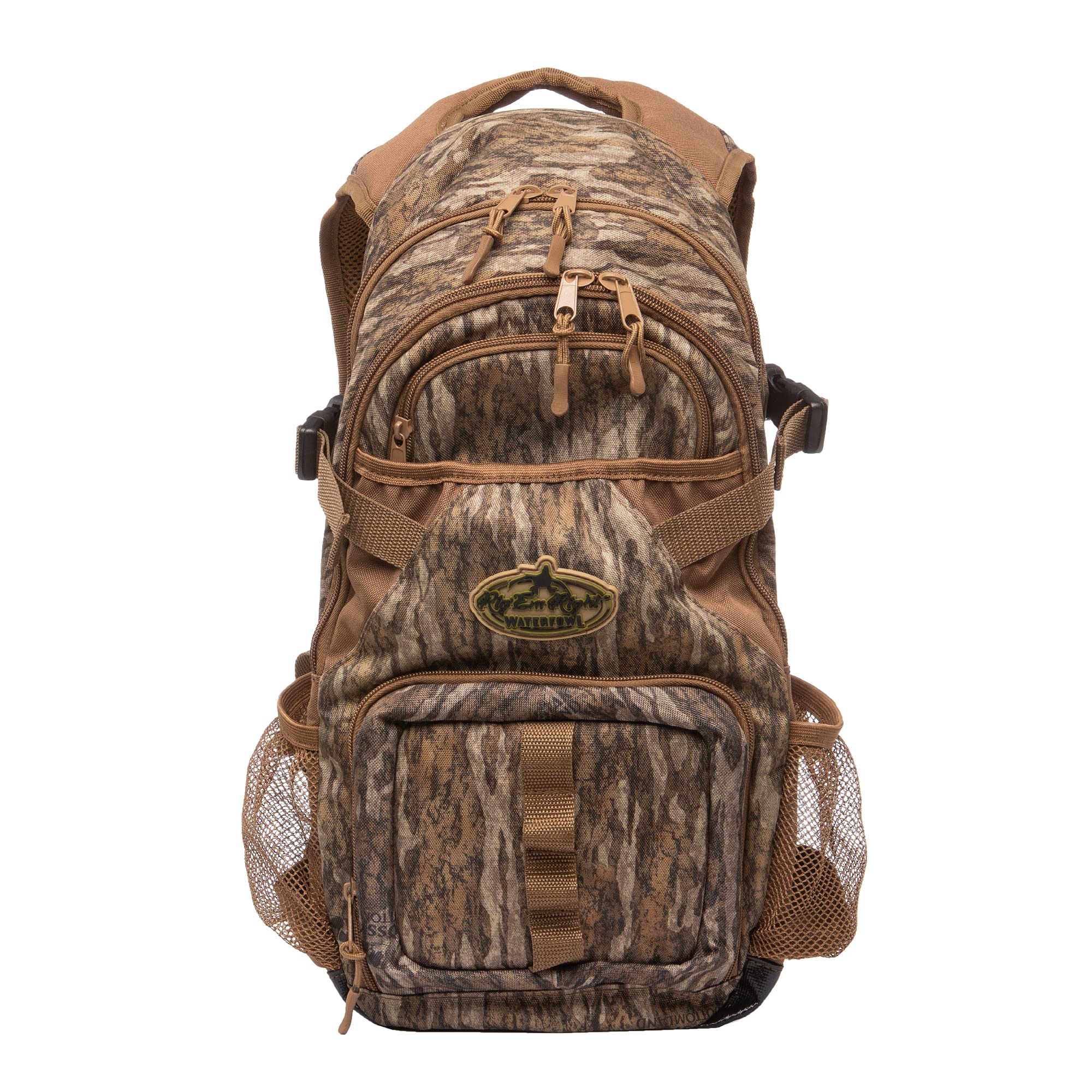 Rig Em Right Stump Jumper backpack front view highlights compact blind-ready design for quick access.