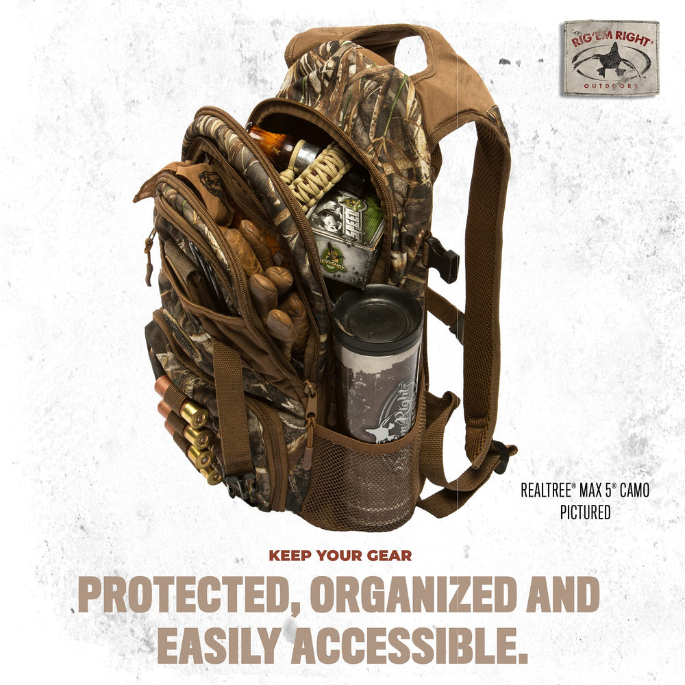 Rig Em Right Stump Jumper sunglasses pocket protects eyewear and keeps it handy.