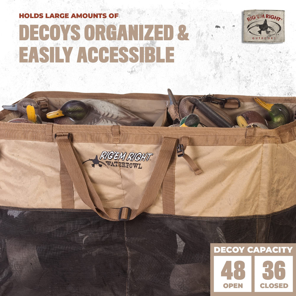 Rig Em Right Tanker XL decoy bag padded shoulder strap for comfortable carry