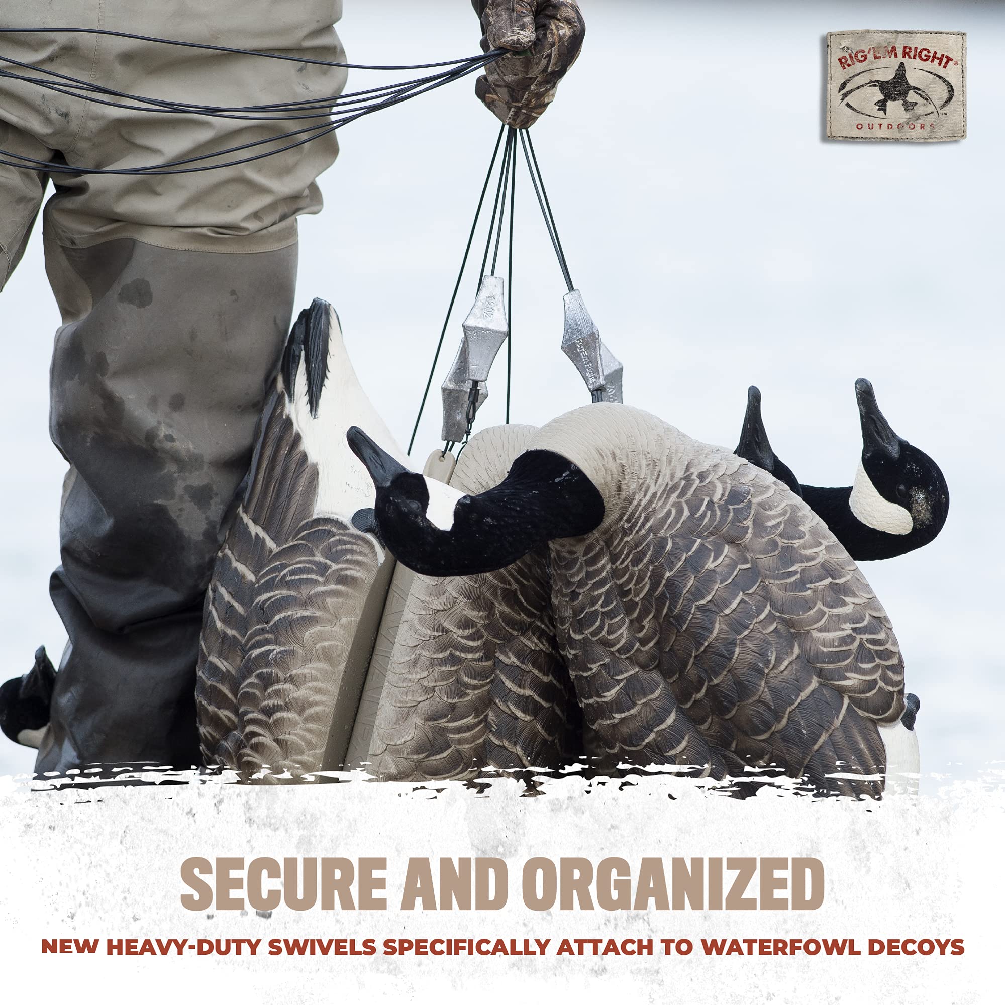 Rig Em Right texas rig loop at decoy for easy placement