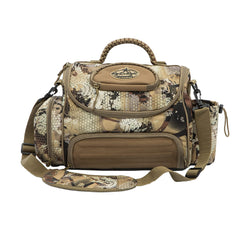 Rig Em Right waterfowl bag molded ammo compartment keeps shells organized for quick access.