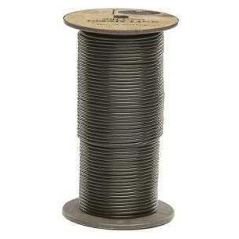 Rig'Em Right black PVC decoy line, 200' spool, tangle-free for quick setups.