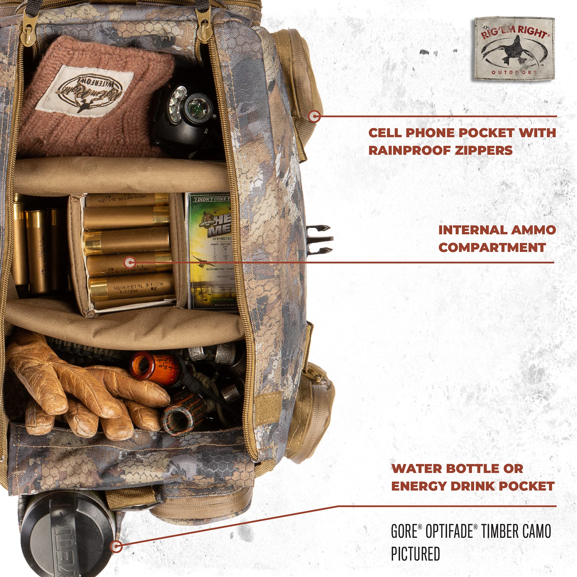 Rig Em Right XLT drink holder keeps hydration within easy reach