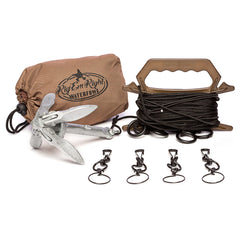 Rig Em Right waterfowl step-up jerk rig mainline setup supports quick, reliable line management in the field.