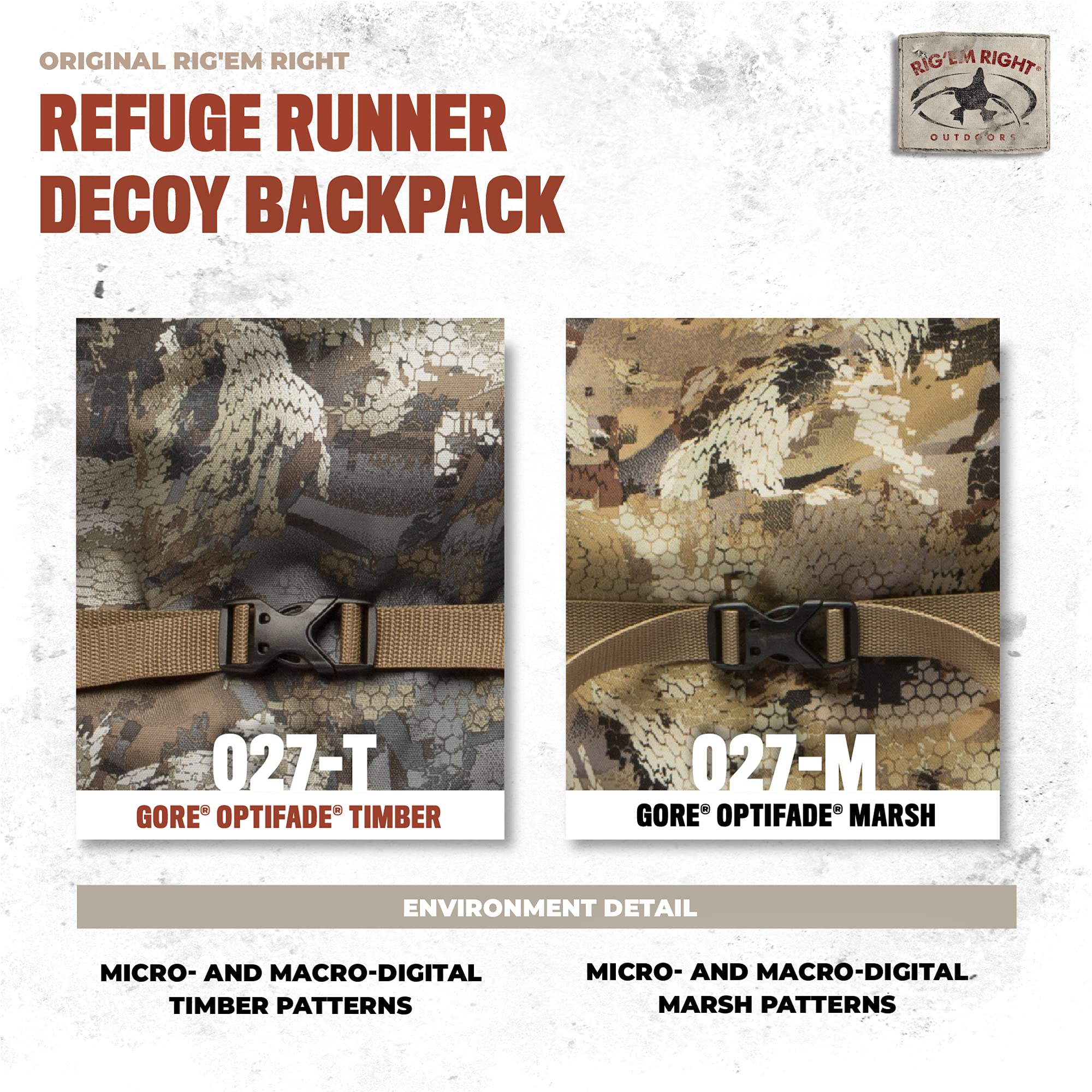 Rig Em Right Waterfuge Runner gate mouth opening showing easy loading and stuffing.