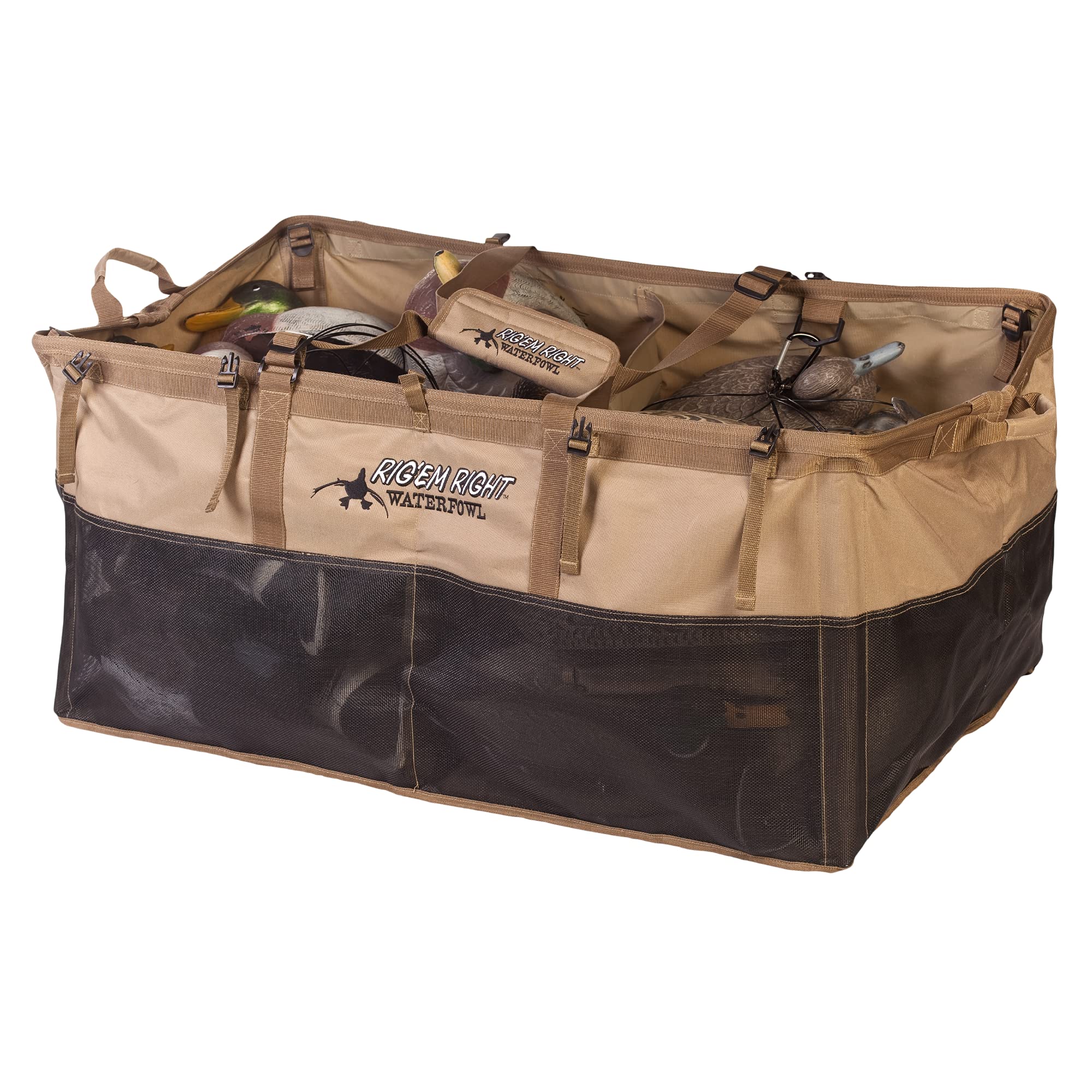 Rig'Em Right Long Haul bag front view with ample decoy loading space for quick setup.
