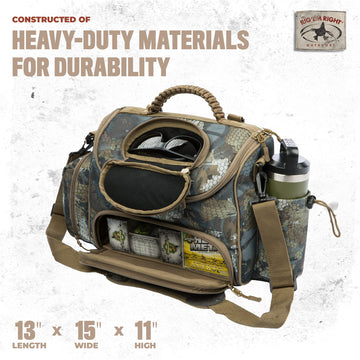 Rig'Em Right bag includes molded sunglasses case for optics protection.