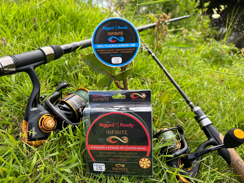 Infinite braided line – 66lb (30kg), 200m spool for long casts
