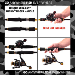 Rigged & Ready Predator P-S-B micro trigger handle highlights quick lure changes