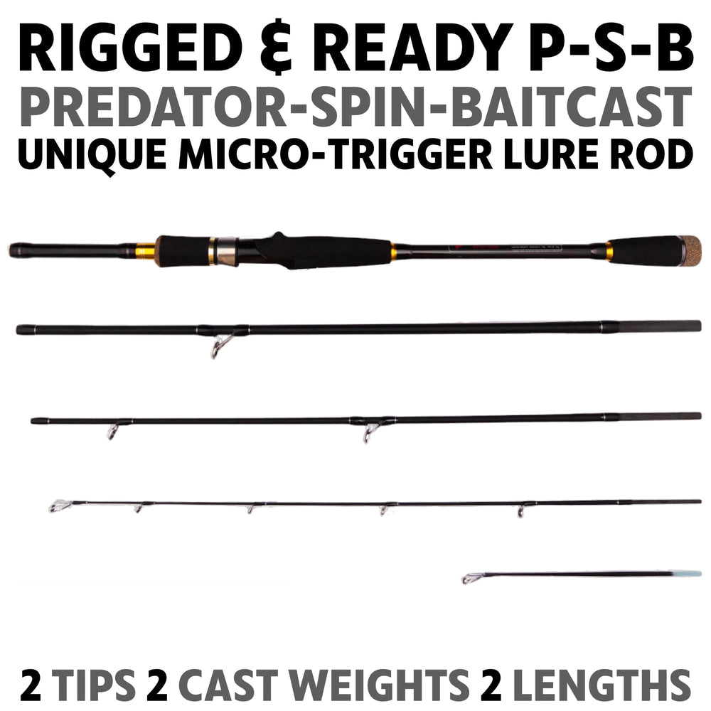 Rigged & Ready Predator P-S-B travel case included for safe transport