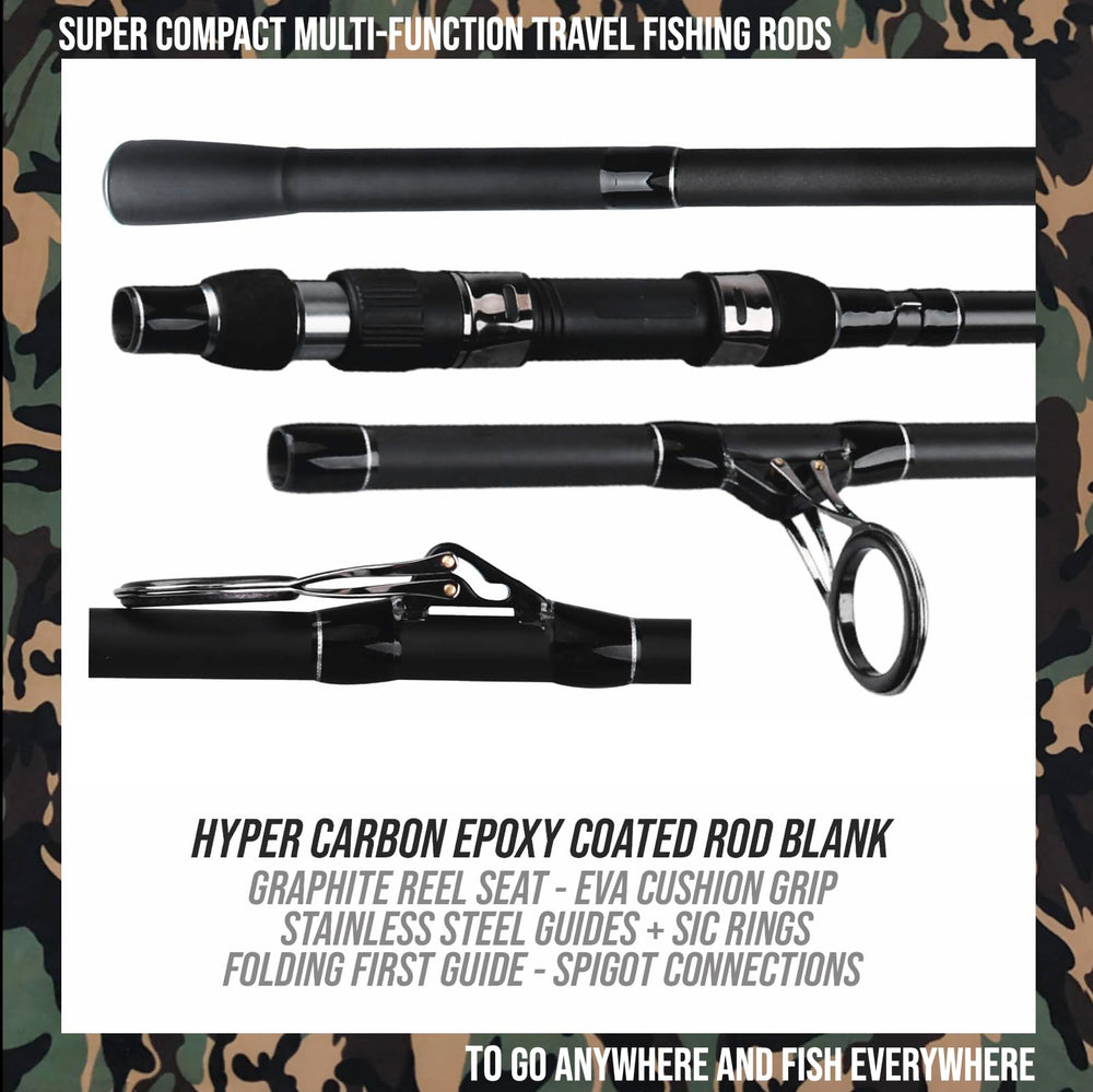Rigged & Ready S Mid Smuggler stainless eye guides ensure durability and smooth line flow.