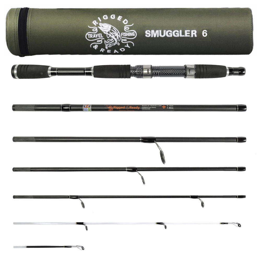 Rigged and Ready Smuggler 6 travel fishing rod with case