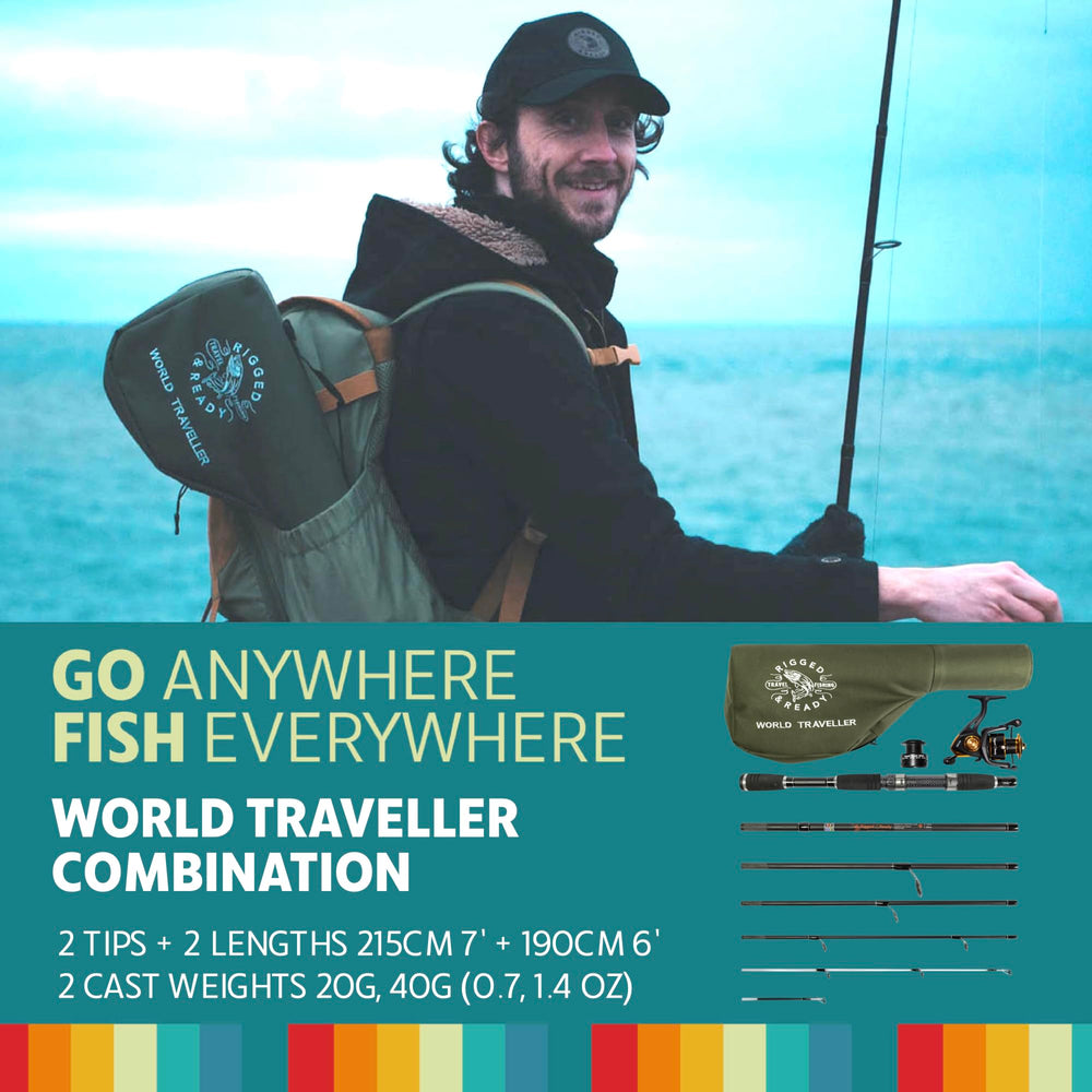 Rigged & Ready World Traveller spools enable quick line changes for travel anglers.