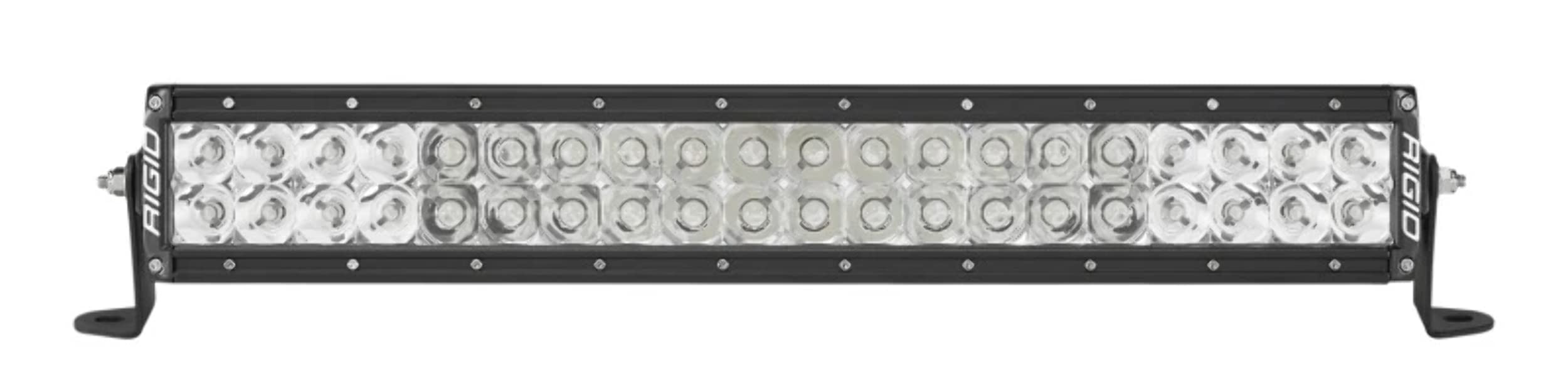 RIGID Industries E-Series Pro LED light with 20-inch black housing for rugged visibility.