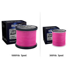 RIKIMARU Braid Pro 8X AB-dyeing finish resists fading.