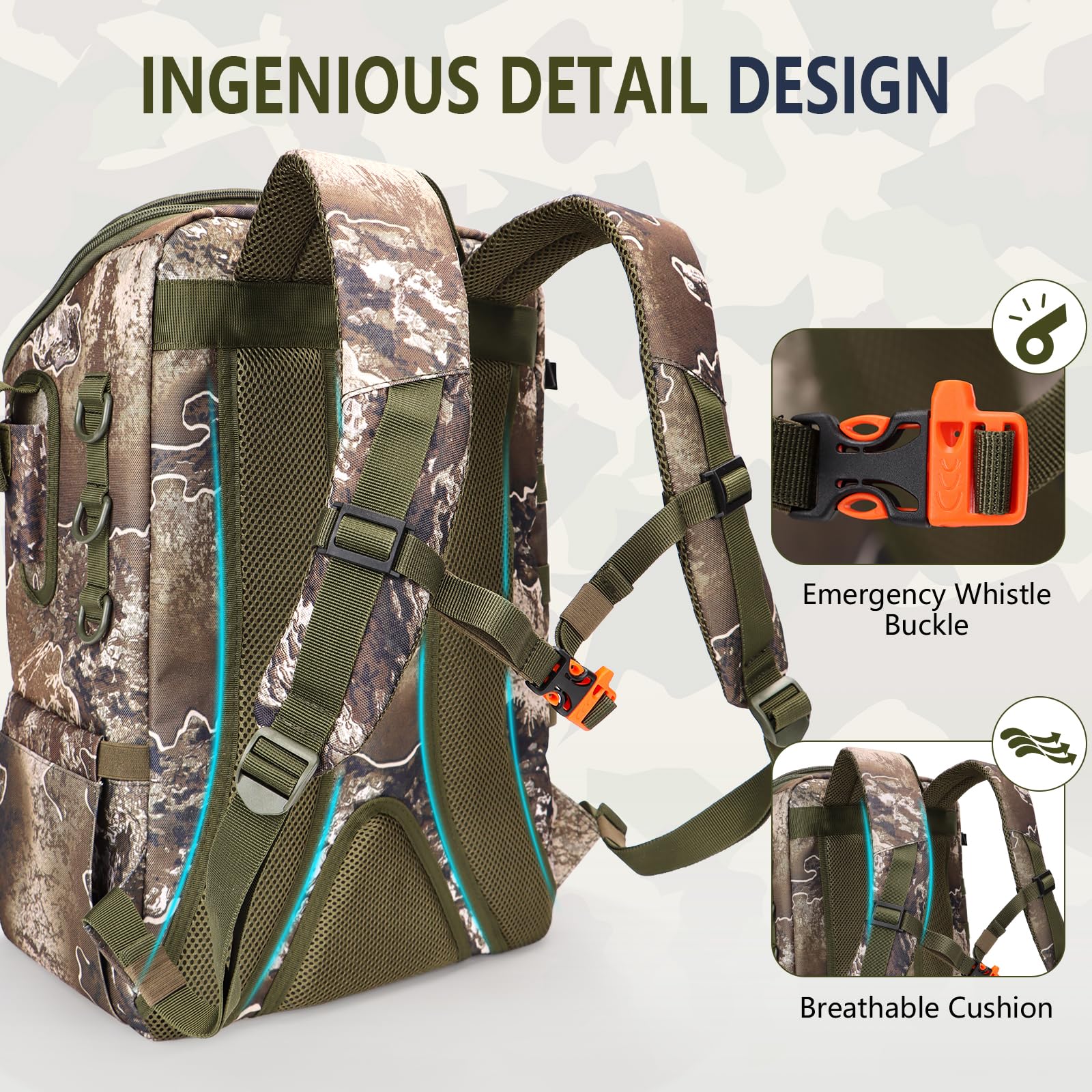 Angler wearing the Rillrun Fishing Backpack on a fishing trip