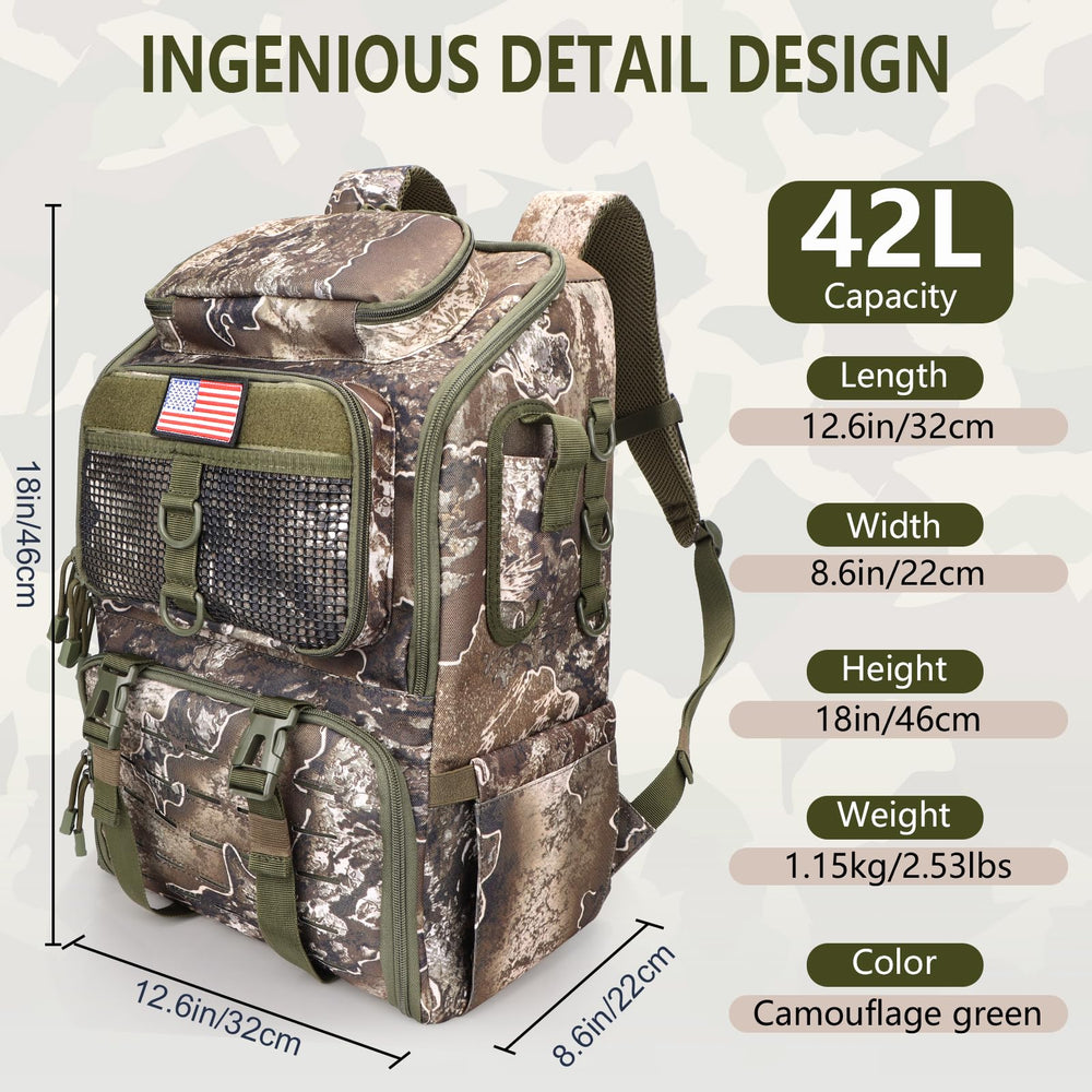Rapid-access pockets and tool slots on Rillrun Backpack