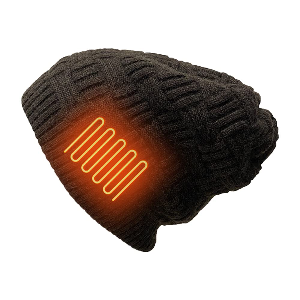 Riloer heated hat control panel demonstrates three adjustable heating levels