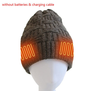 Riloer winter heated hat packaging shows compact winter accessory