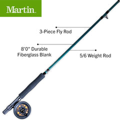 5/6 Rim-Control Fly Reel with line and backing