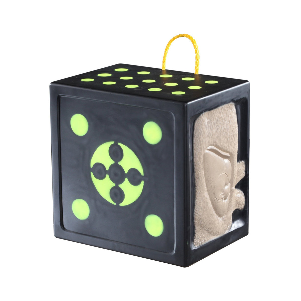 Rinehart Targets RhinoBlock XL Archery Target with replaceable insert for extended practice.
