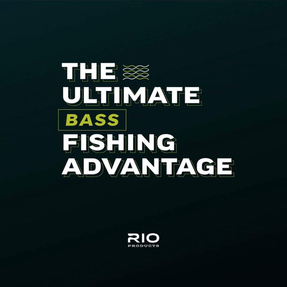 RIO Bass Leader tapered design promotes easy turnover for larger bass flies.