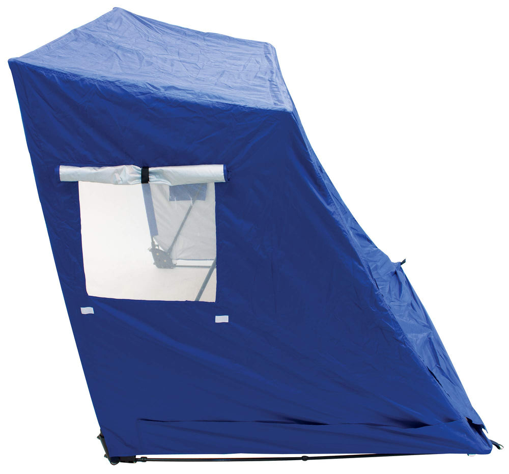 RIO Brands Beach Sol Cabana packed for travel fits compactly with chairs