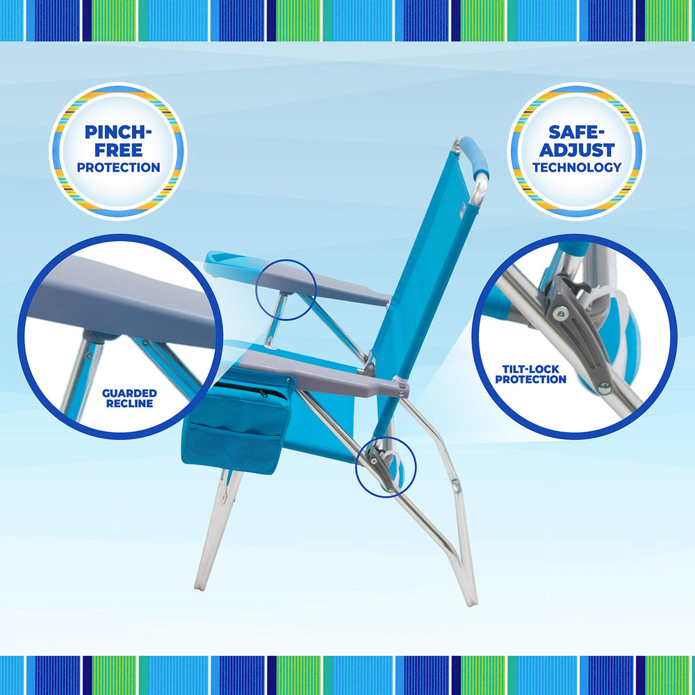 Rio Brands extended seat height keeps you comfortably elevated.
