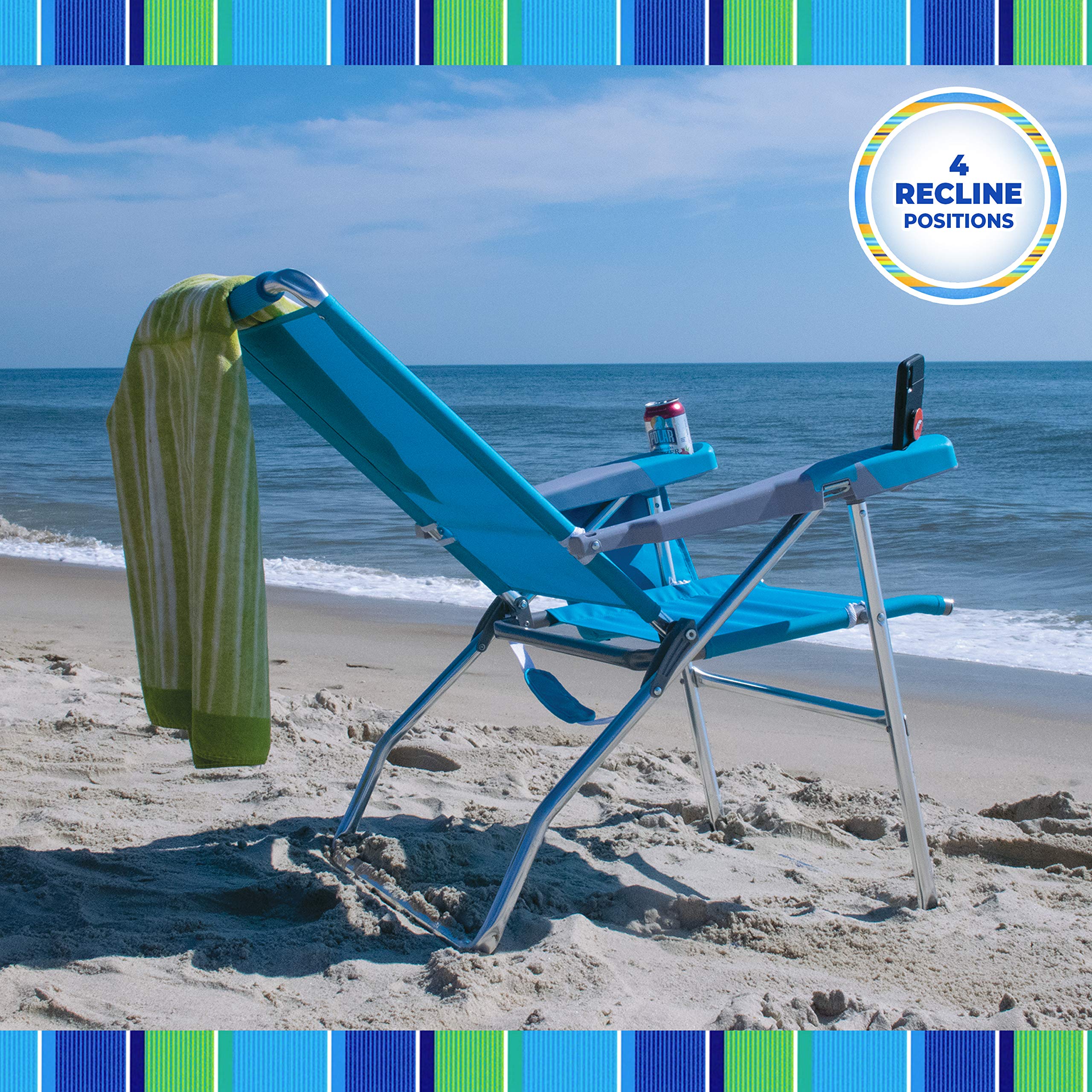 Rio Brands insulated storage pouch keeps items dry and secure.