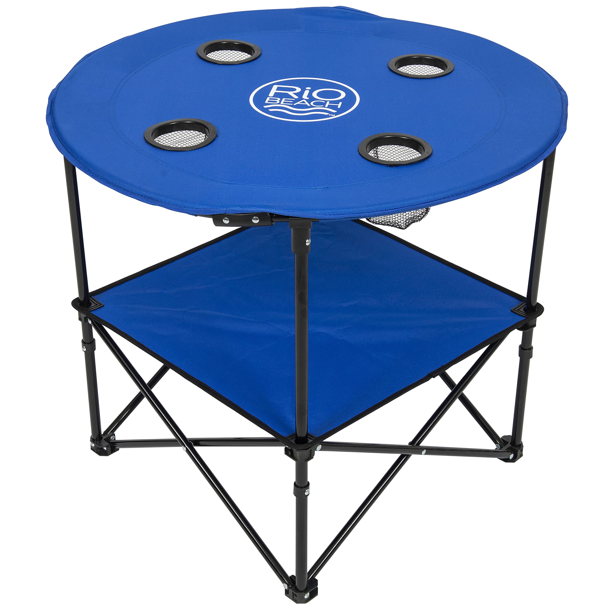 Rio Brands round table in outdoor setting ideal for picnics