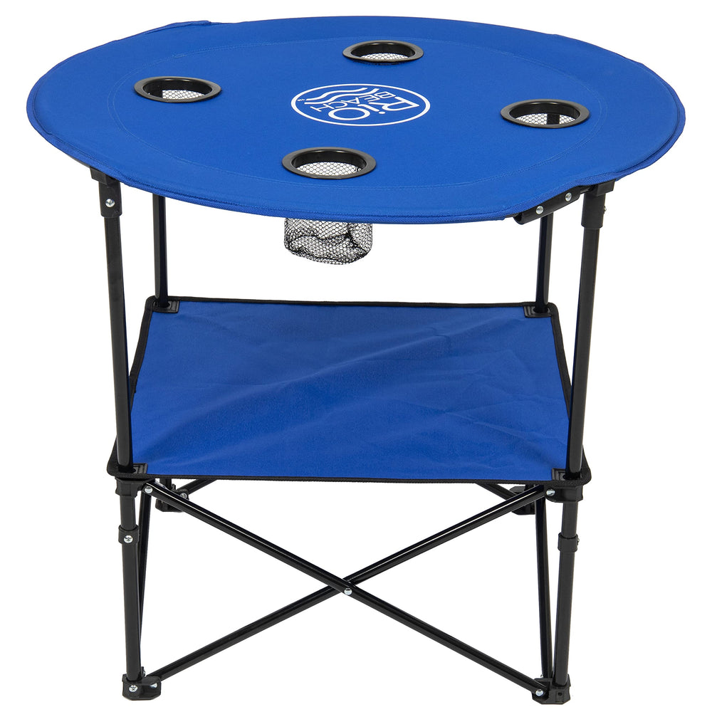 Rio Brands 30-pound capacity table supports meals and drinks