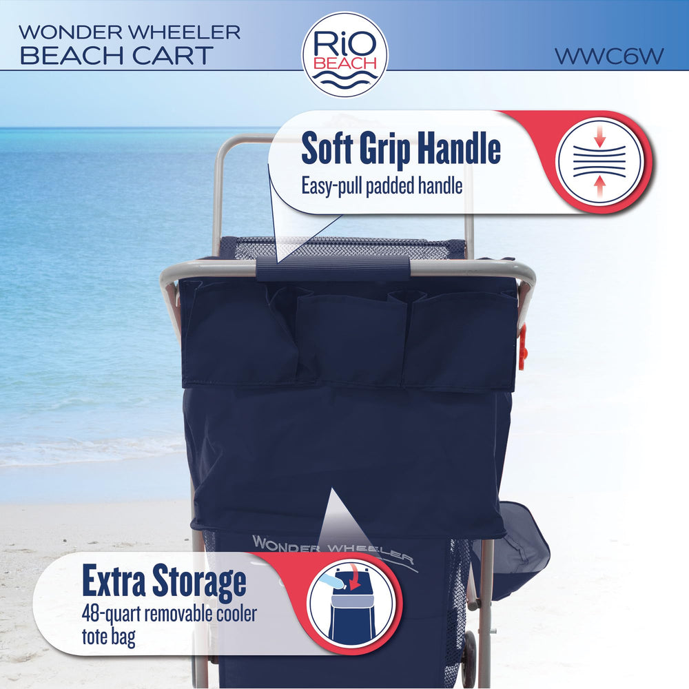 Cart supports up to 100 pounds for versatile hauling
