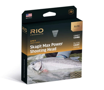 Rio Elite Skagit Max Power front taper for easy turnover of large flies in tight spaces.