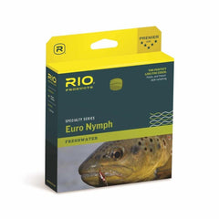 RIO FIPS Euro Nymph Line Neon packaging demonstrating competition-ready branding
