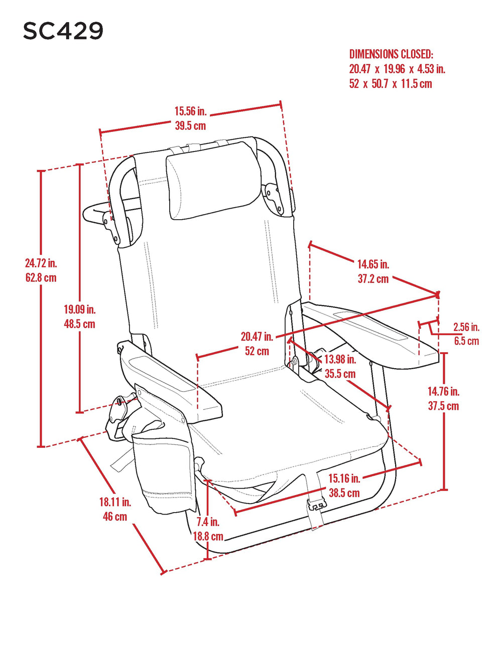 RIO Gear Rio Beach Kids Chair lay-flat position adds all-day comfort.