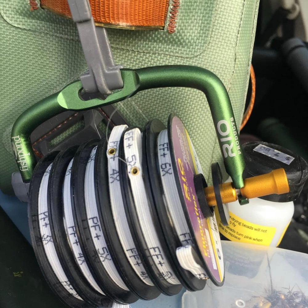RIO Head Gate rotary razorblade cutter ready for on-the-spot trimming.