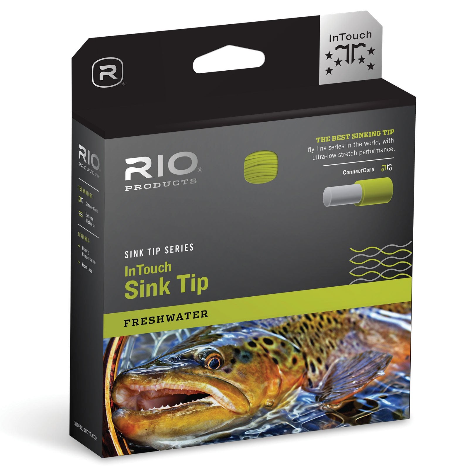 Rio Intouch Sinktip 24ft 150gr front taper for smooth casting and reduced kick.