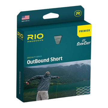 RIO PRODUCTS Premier Outbound Short front taper enables long casts with large flies.