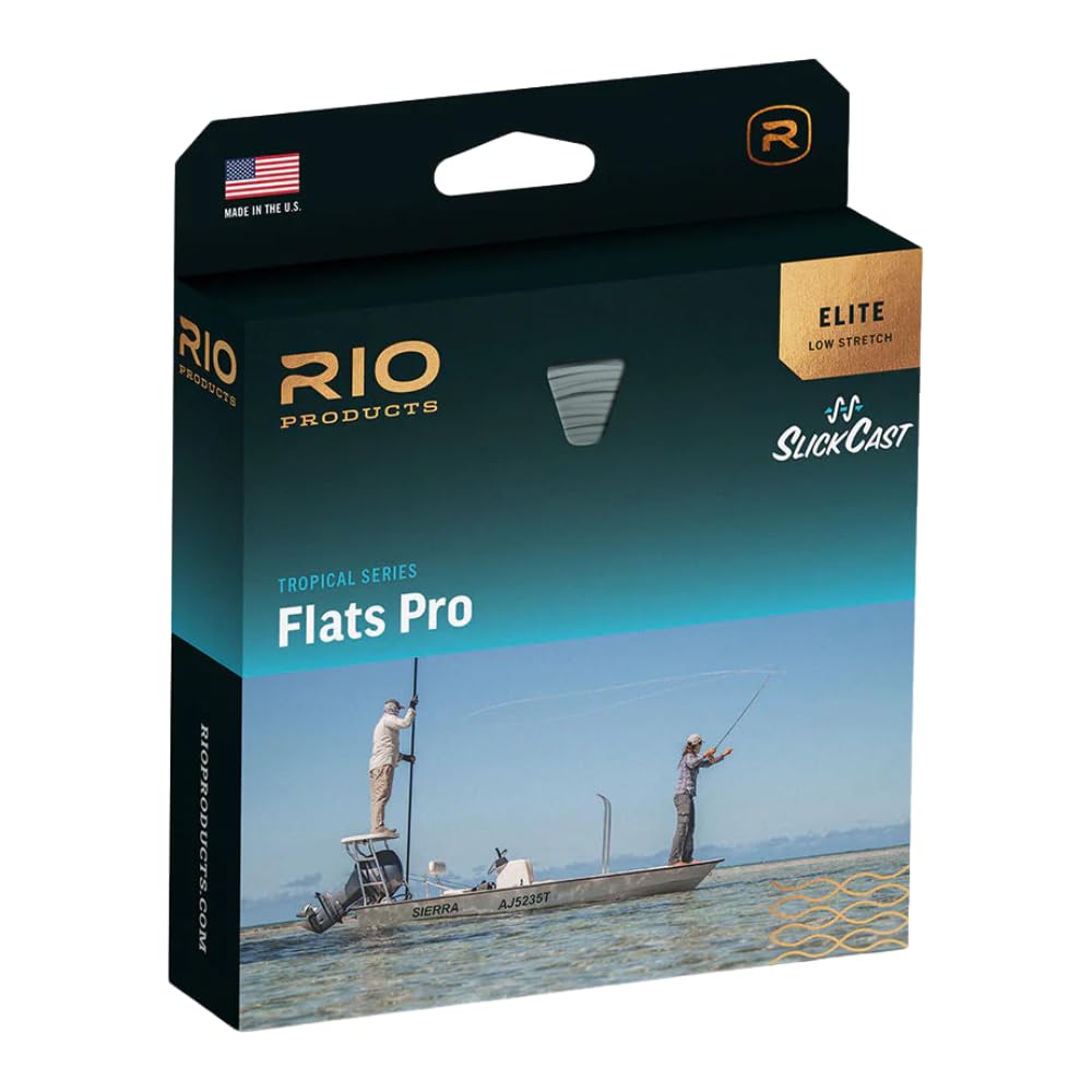 RIO PRODUCTS Elite Flats Pro float line head enables smooth casting on tropical flats.