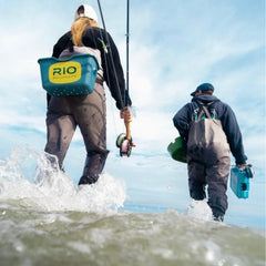 Close-up of fluorocarbon composition for strong knot strength.