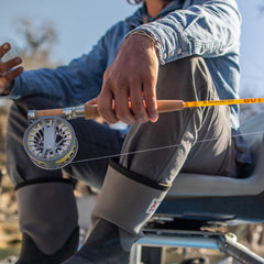 RIO PRODUCTS Fluoroflex Strong Tippet shows high break strength relative to diameter for trout leaders.