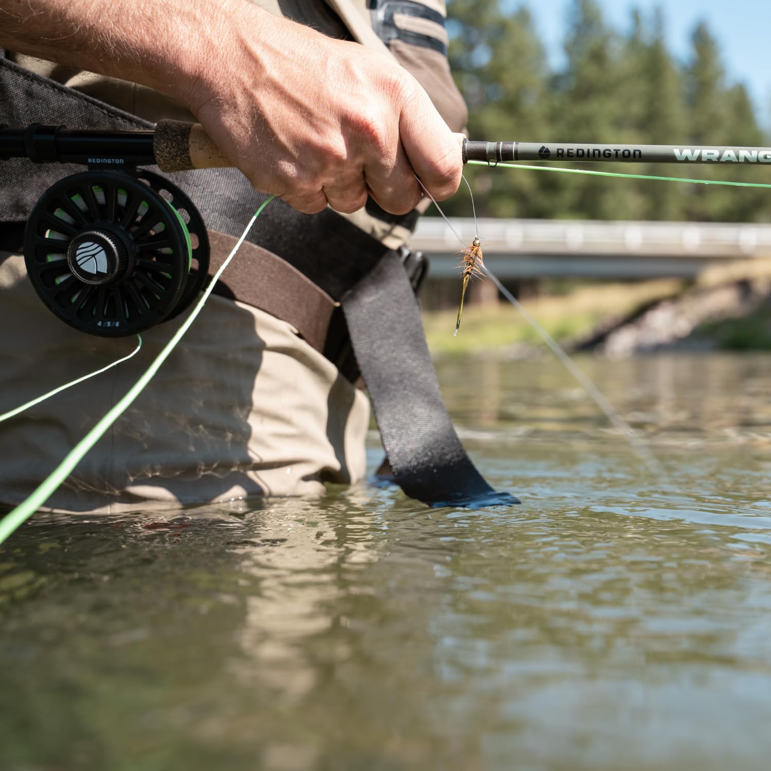 RIO PRODUCTS Fluoroflex Strong Tippet in trout application demonstrates dry fly, soft hackle, and nymph versatility.
