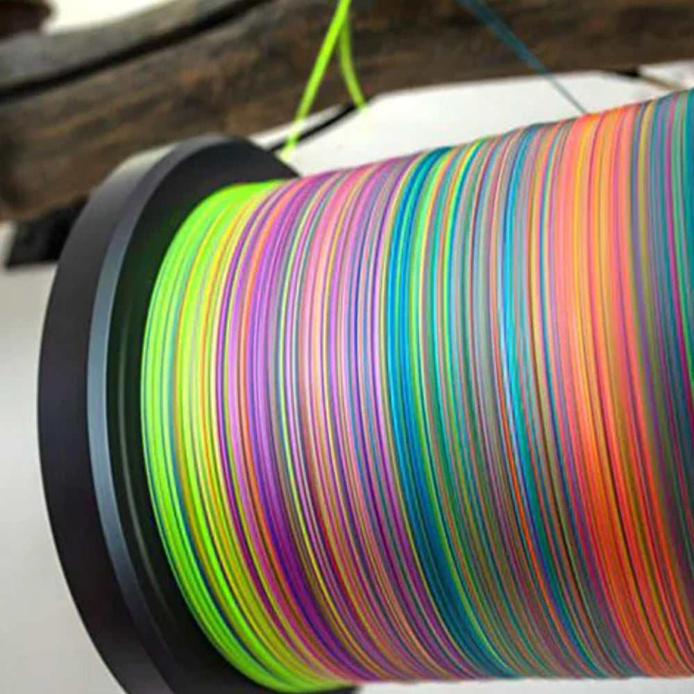 RIO 300-yard spool of backing supports long runs on large reels