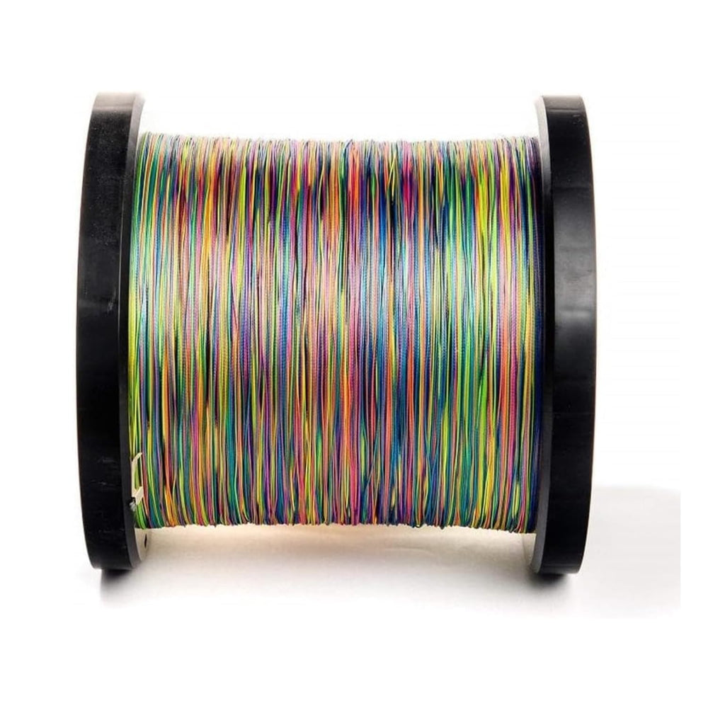 RIO Products fly line backing 65lb highlights color shifts for easy line tracking