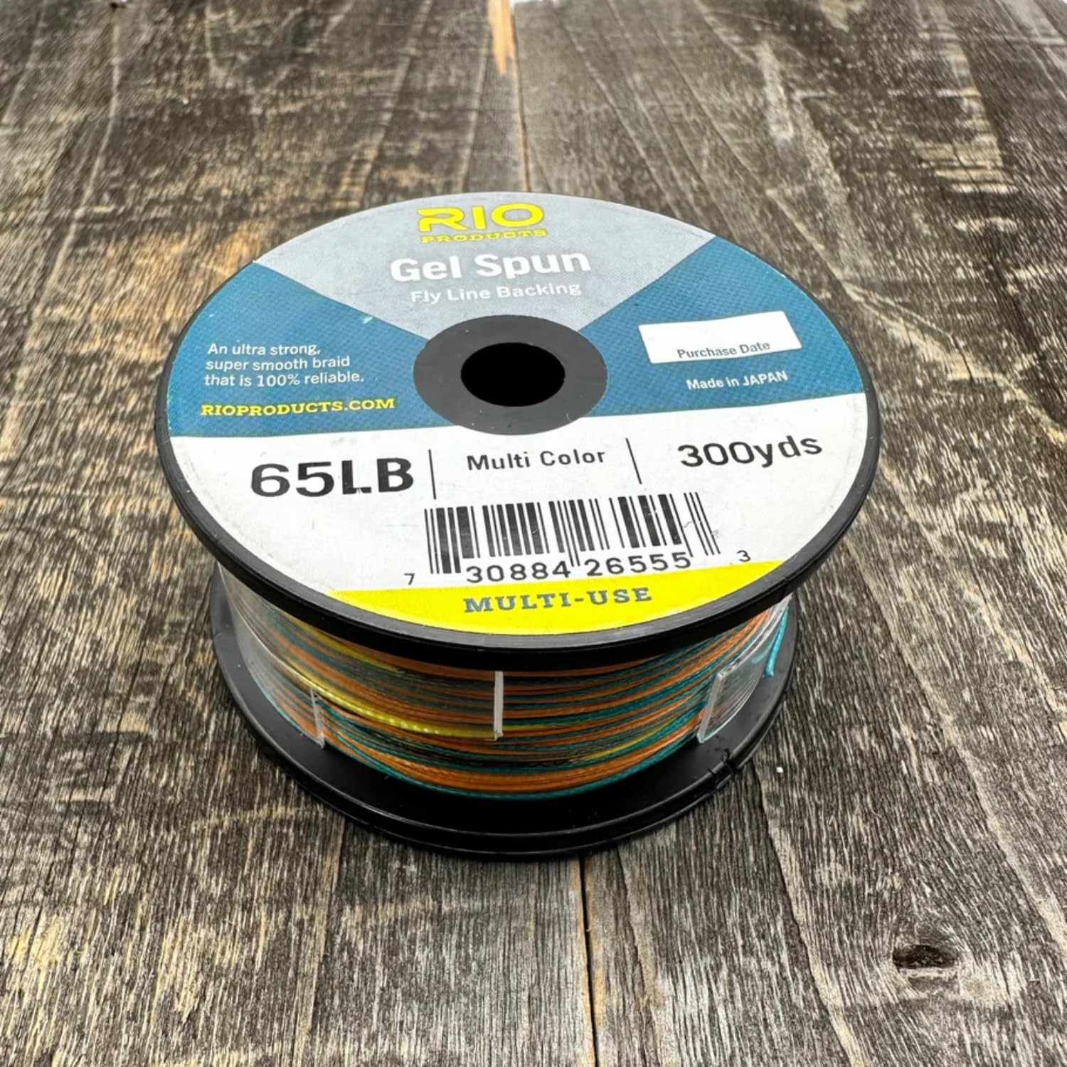 RIO eight-carrier braid backing delivers a smooth, round reel-friendly profile