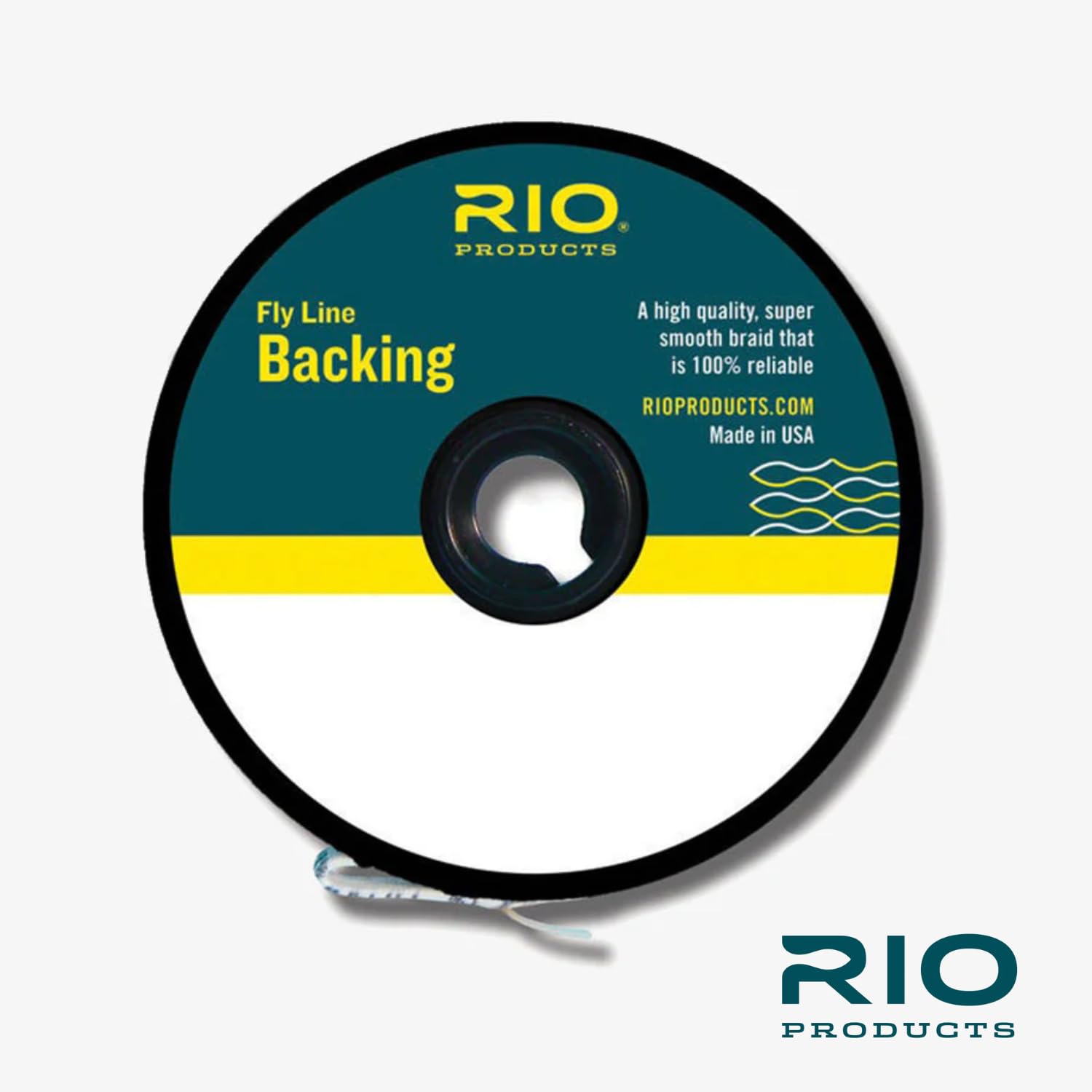 RIO fly line backing multi-color visibility shows every ten meters for precise casting